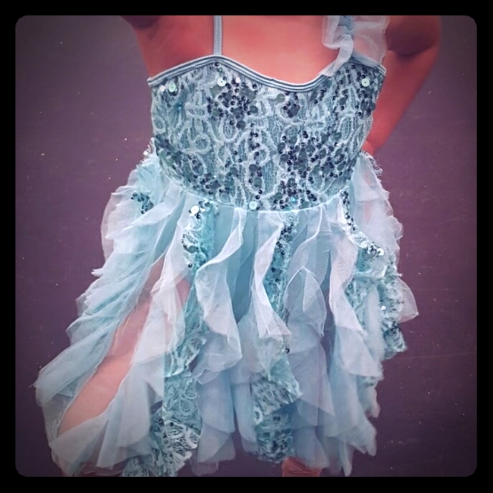 Baby Blue Aqua Dance Costume